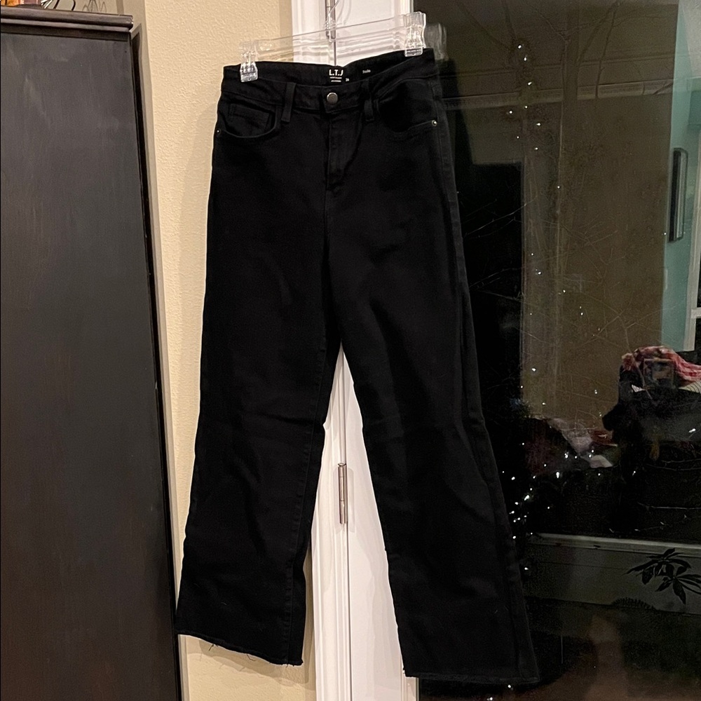 LTJ Letter to Juliet “Paola” Women's Black Flare Jeans 26